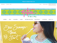 Tablet Screenshot of nativashop.com